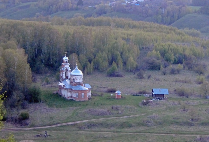 Троицкая церковь. Село Малый Сундырь Горномарийского района. Скриншот из интернета.