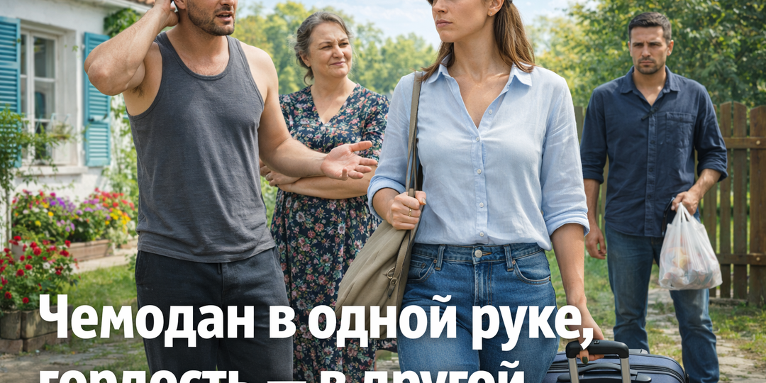 Чемодан в одной руке, гордость — в другой