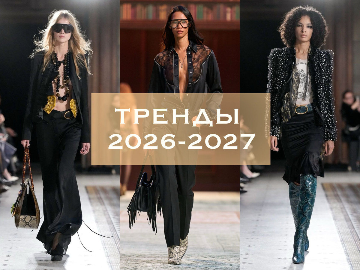Модные тренды в одежде весна-лето, осень-зима 2026-2027
