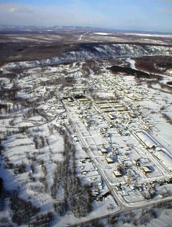 Вид сверху на гарнизон Монгохто