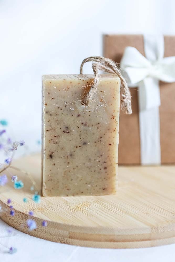 Натуральное мыло с маслом конопли и цедрой апельсина Uzor Wear