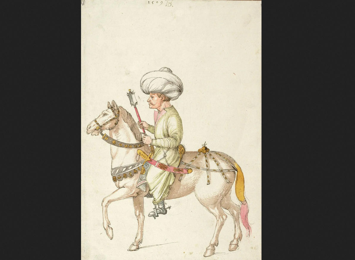 Альбрехт Дюрер. "Восточный всадник", 1509.