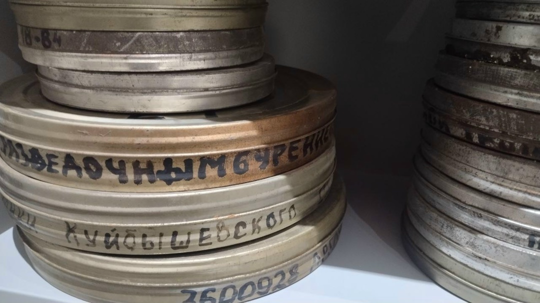 Кинопленки с документальными фильмами прошлого века.