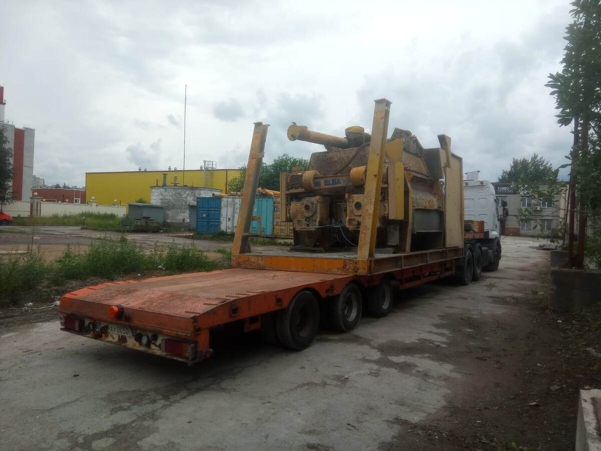 Негабарит на трале