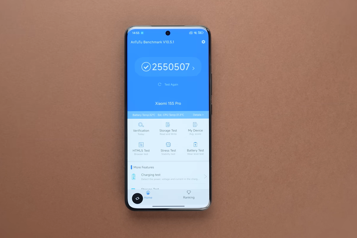 Tect AnTuTu Xiaomi 15S Pro
