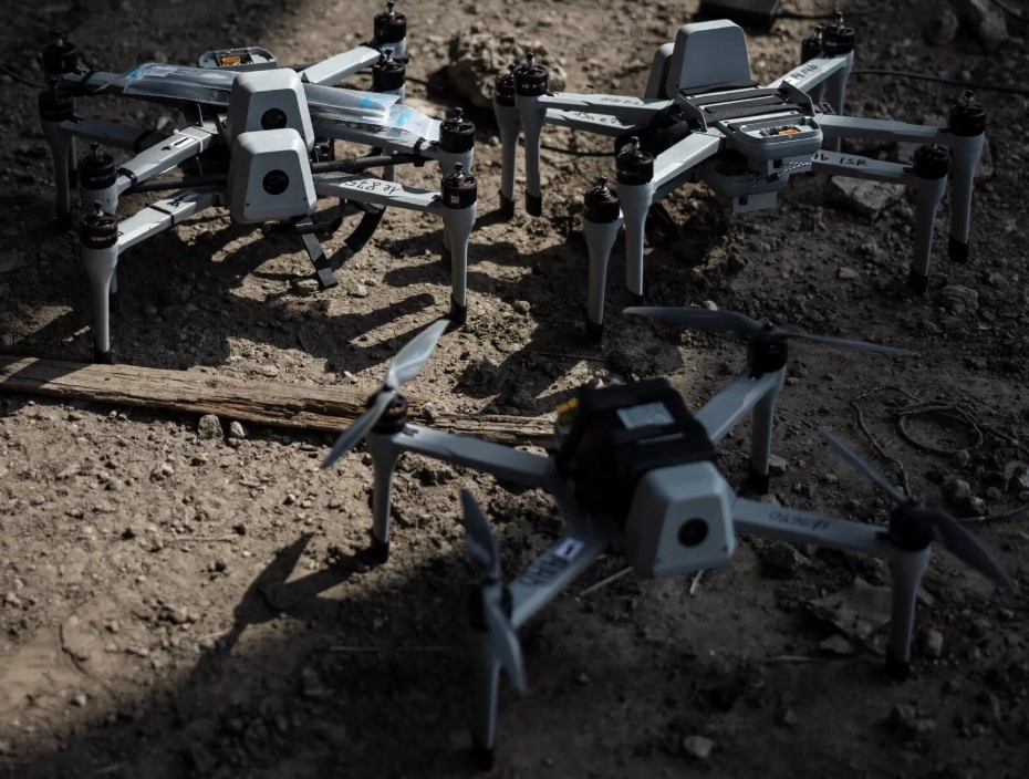 Боевые дроны «Bumblebee» на полигоне для боевых испытаний под Харьковом, Украина. Финбарр О'Рейли, The New York Times