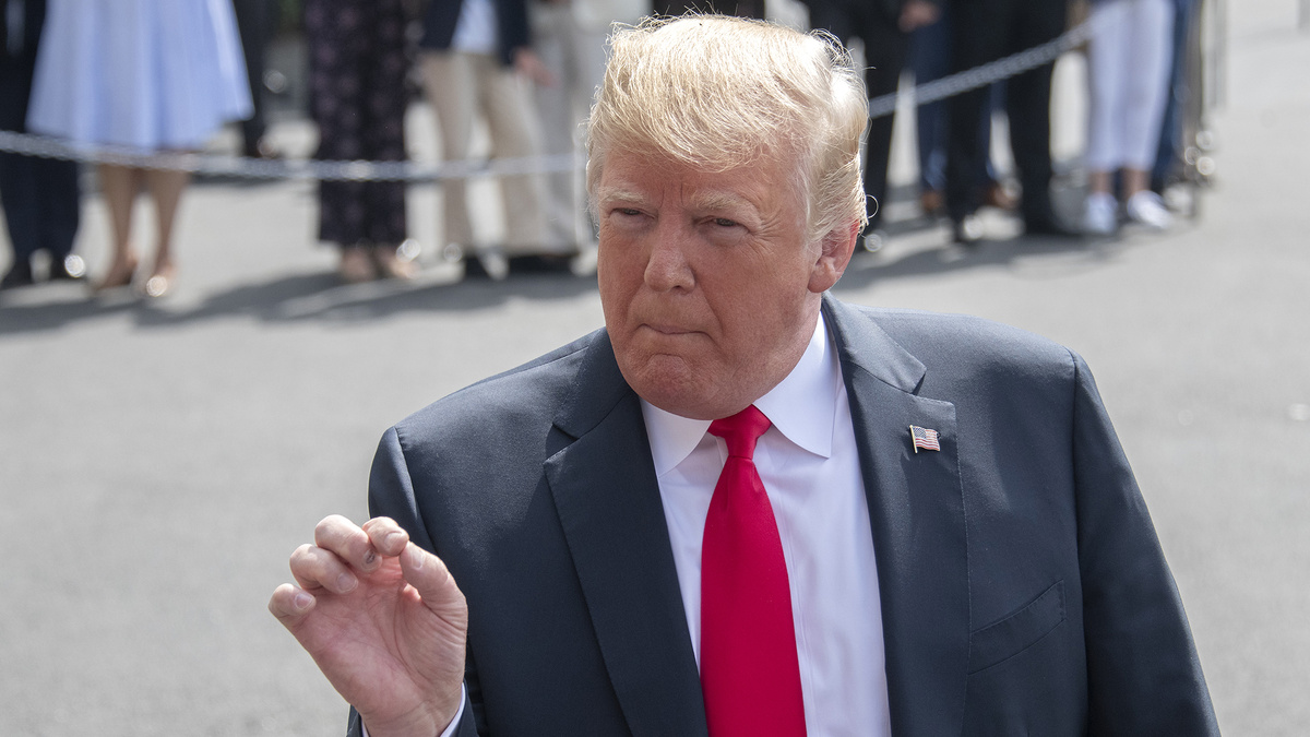    США Вашингтон Белый дом Президент США Дональд Трамп GLP