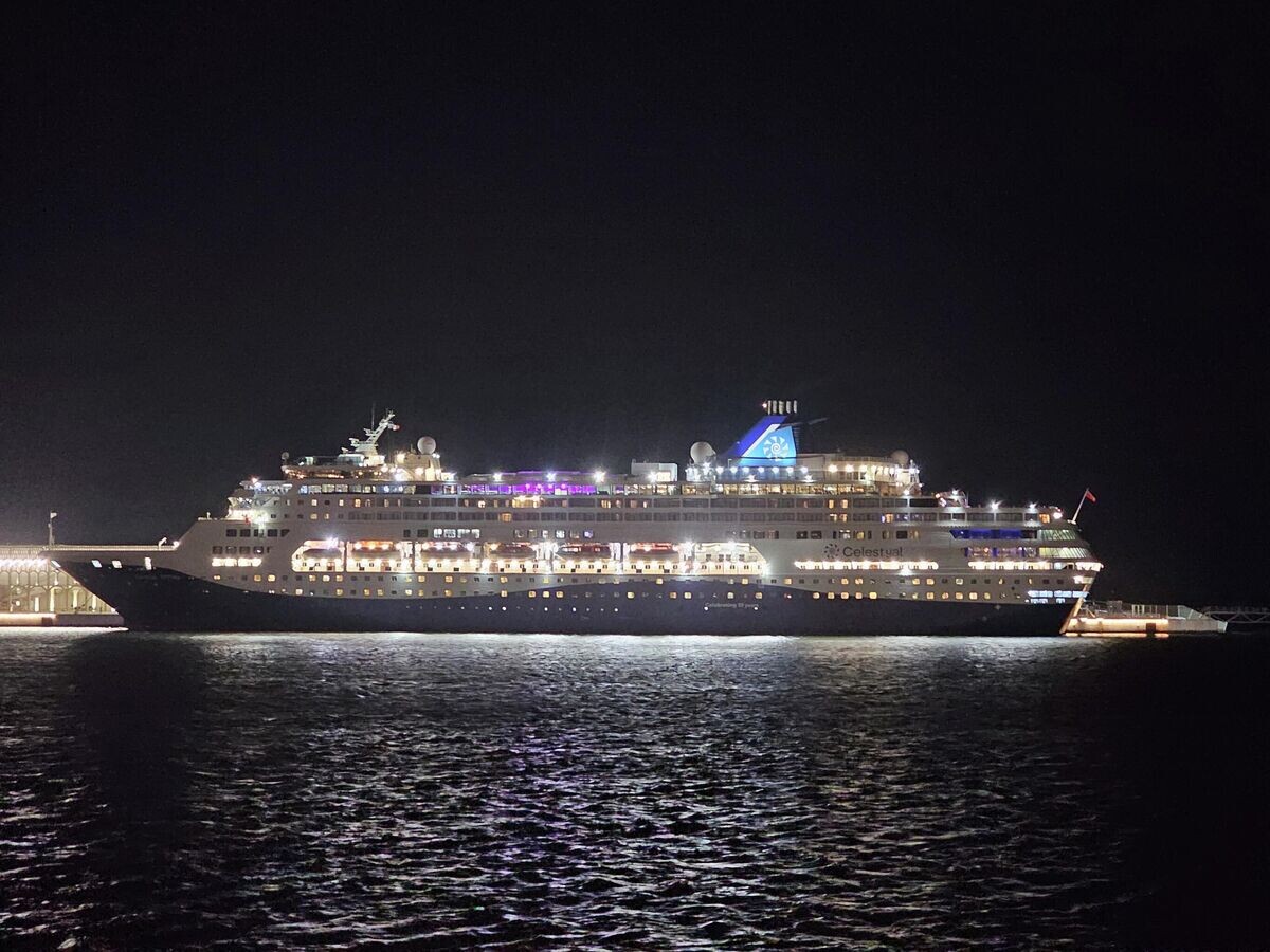    Круизный лайнер Celestyal Journey в порту Дохи, Катар | © РИА Новости / Юлия Троицкая