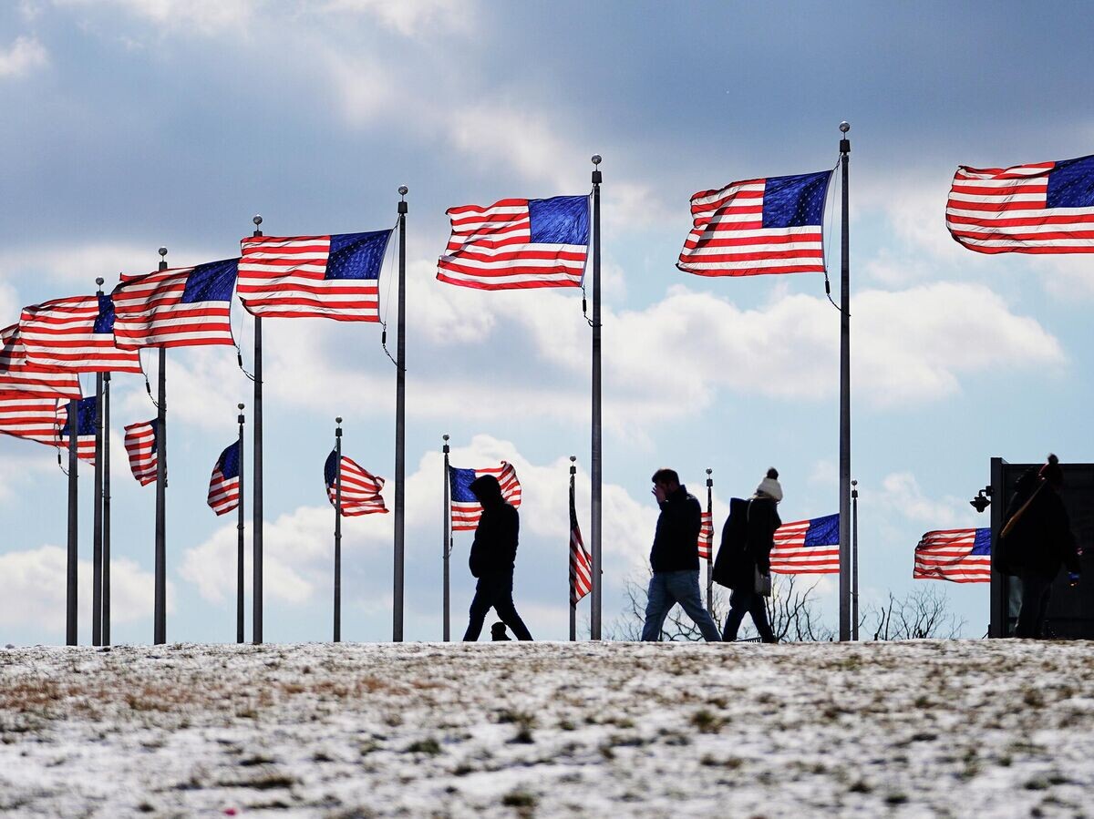    Флаги США в Вашингтоне | © AP Photo / Julio Cortez