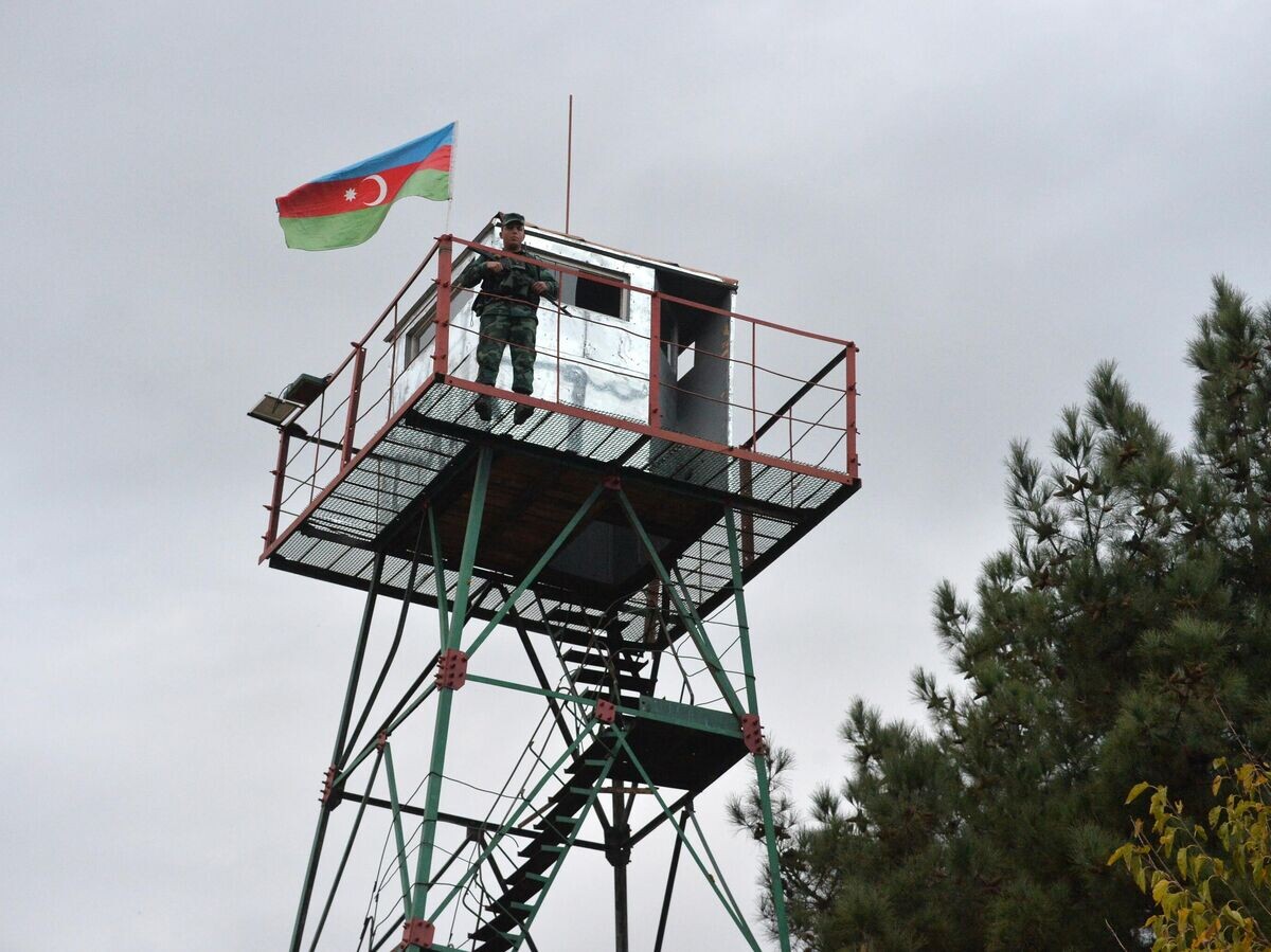    Азербайджанские пограничники | © РИА Новости / Алексей Куденко