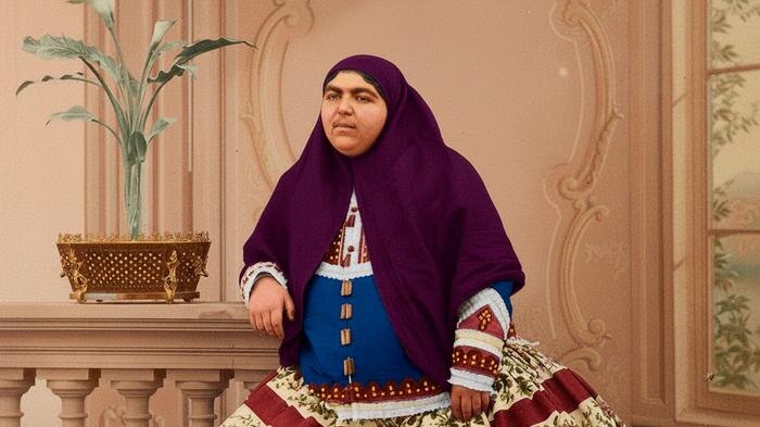 Персидские принцессы с усами: правда о вирусном меме XIX века. Обложка © harvard.edu