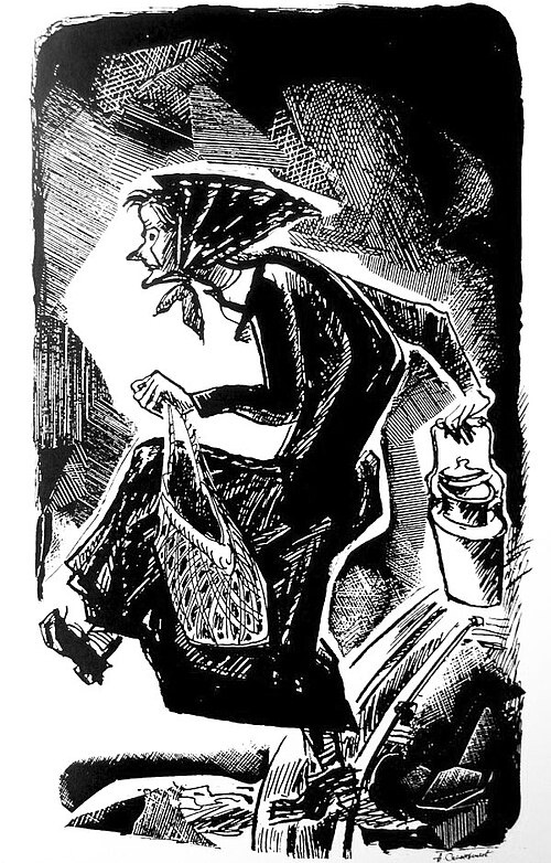 Аннушка на иллюстрации Александра Сапожника.