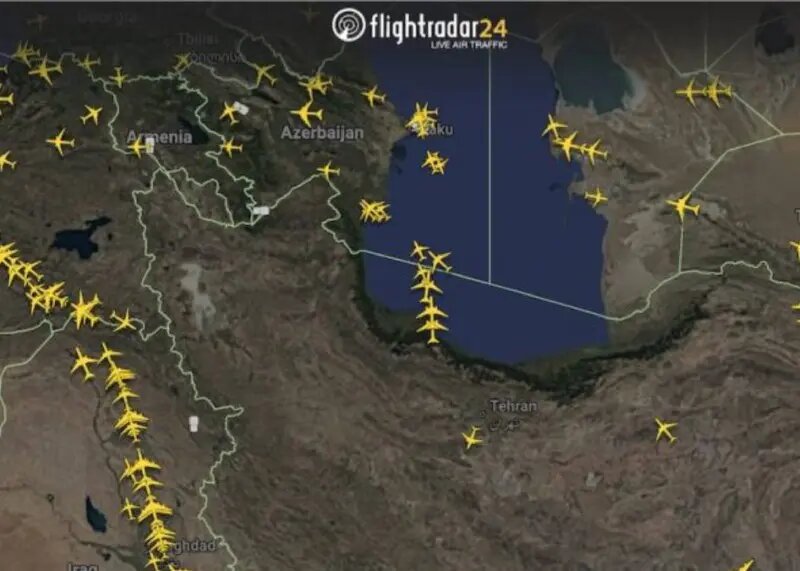    Фото: скриншот сервиса FlightRadar24