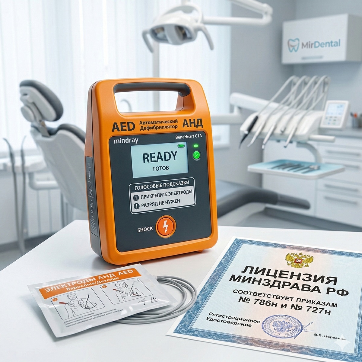 Что такое дефибриллятор и его использование в стоматологической практике