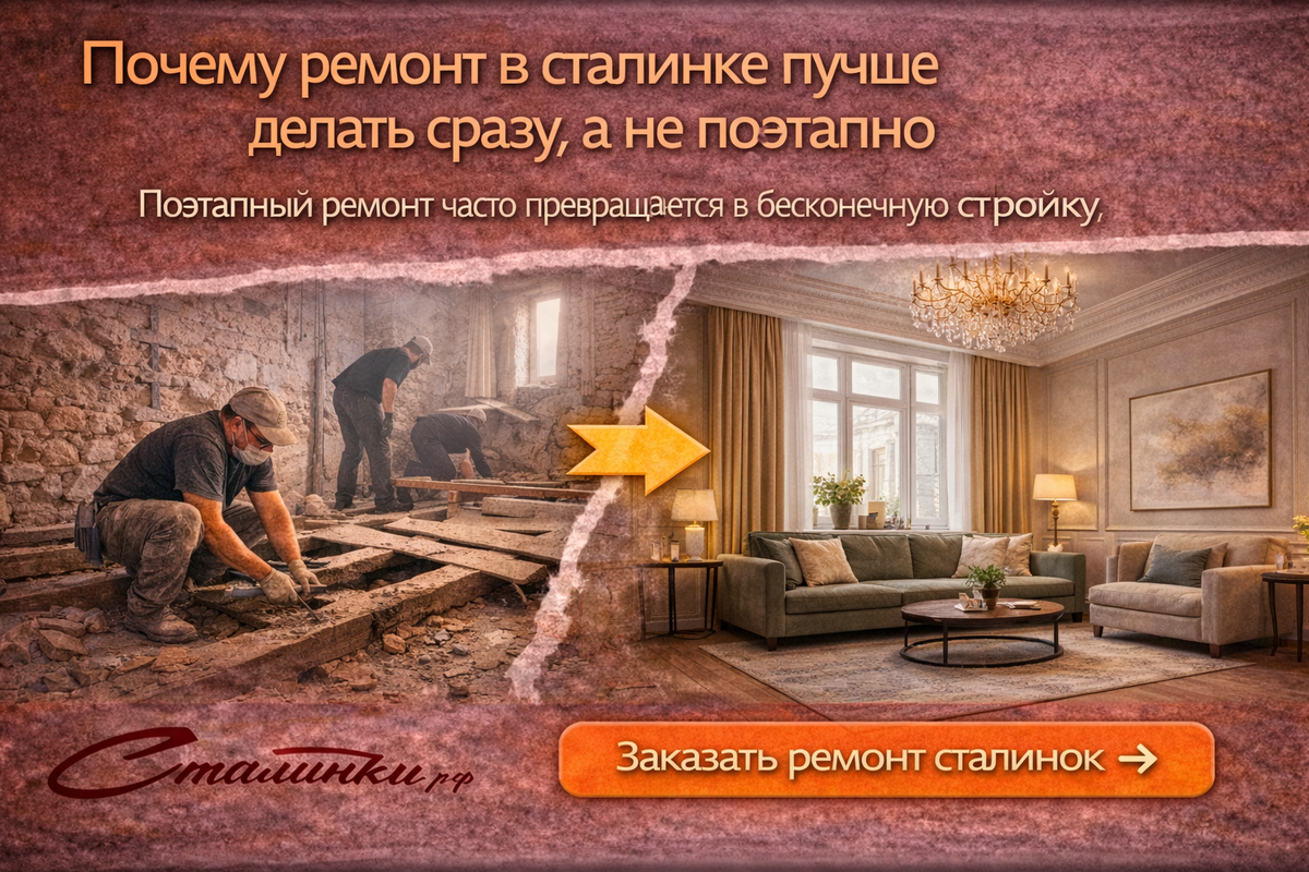 Капитальный ремонт в сталинке - Сталинки.рф