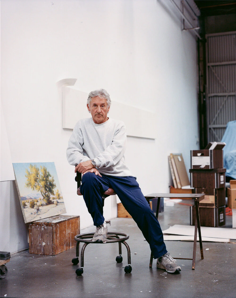 Эд Руша в своей студии. 