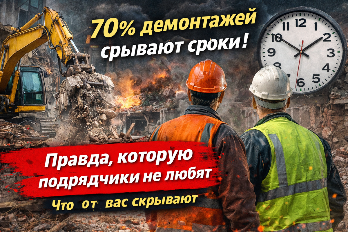 Демонтаж зданий и сооружений - СТРОЙКОНСЬЕРЖ