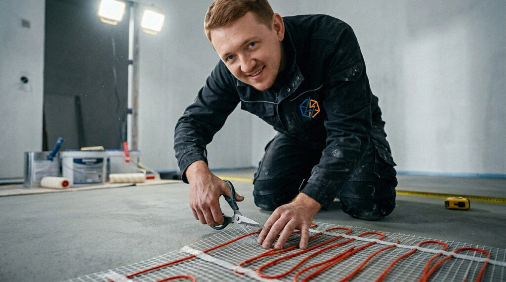    Как избежать ошибок при укладке теплого пола под плитку 3DElectro