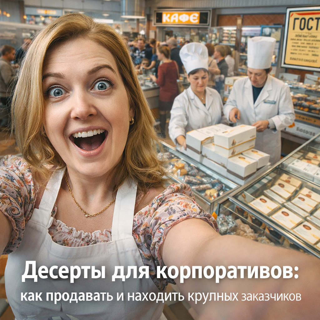    Эффективные способы продажи десертов корпоративным клиентам admin