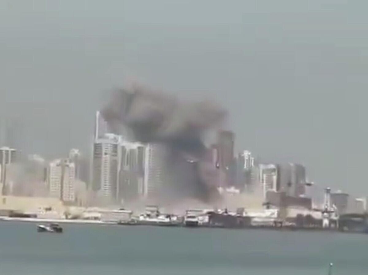    Взрыв в Абу-Даби | © Кадр видео из соцсетей