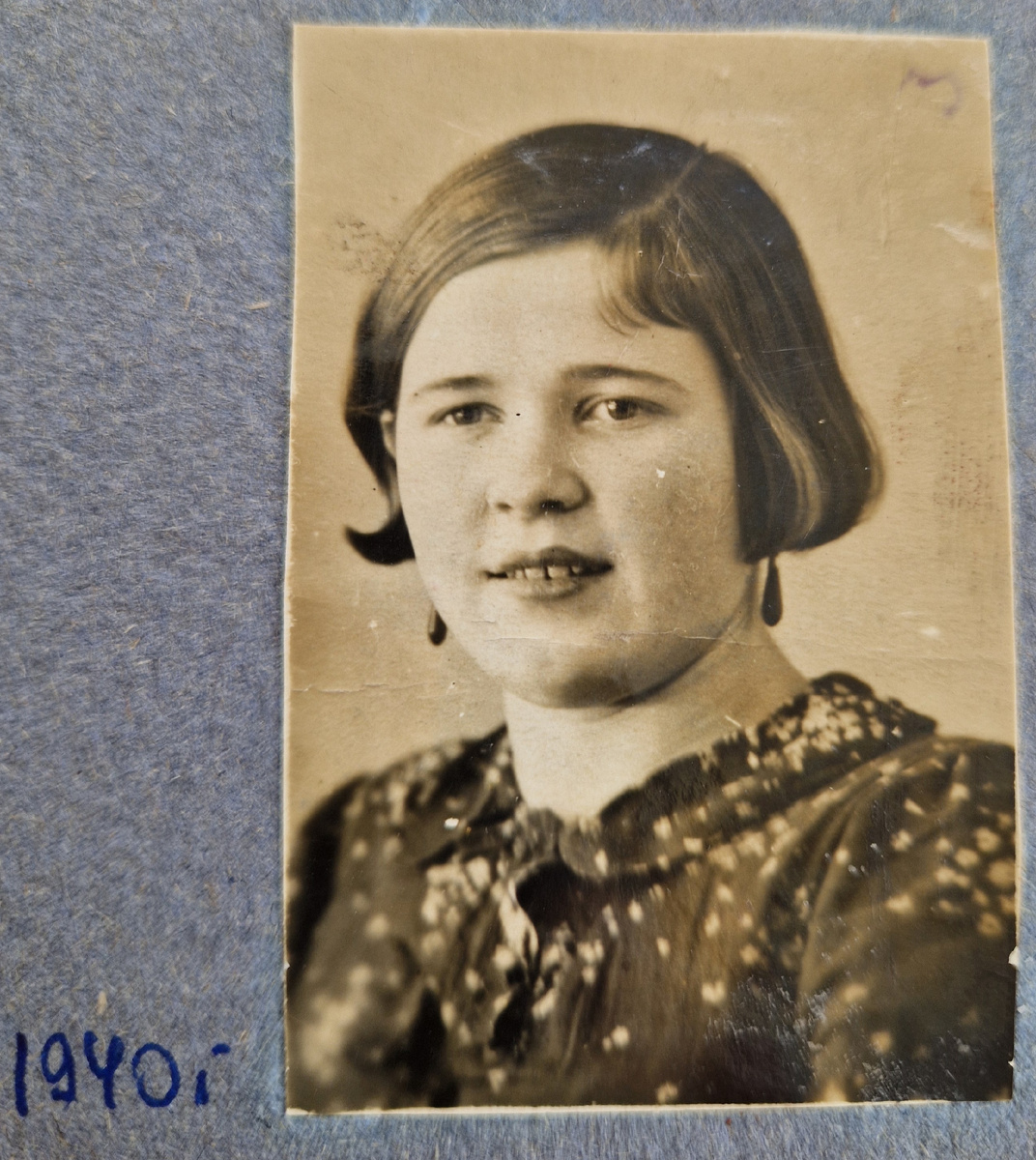 Довоенный снимок Жительница Ленинграда 