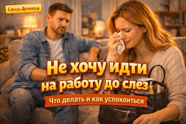 Не хочу на работу … до слёз 😭😅 Что делать, если каждое утро – как на казнь: причины, быстрые способы облегчить состояние и план выхода