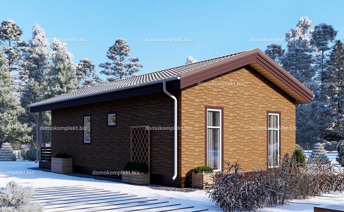 Вид на дом со стороны сада