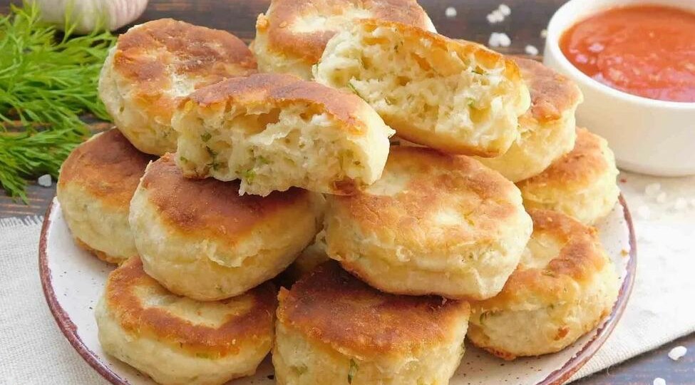 Пышки к чаю на скорую руку