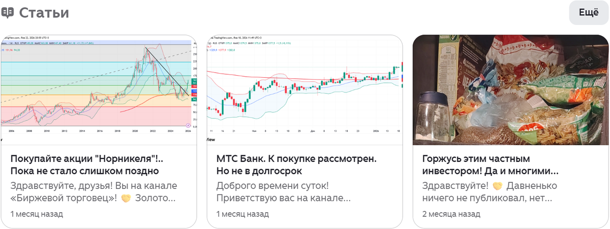 Последние публикации...