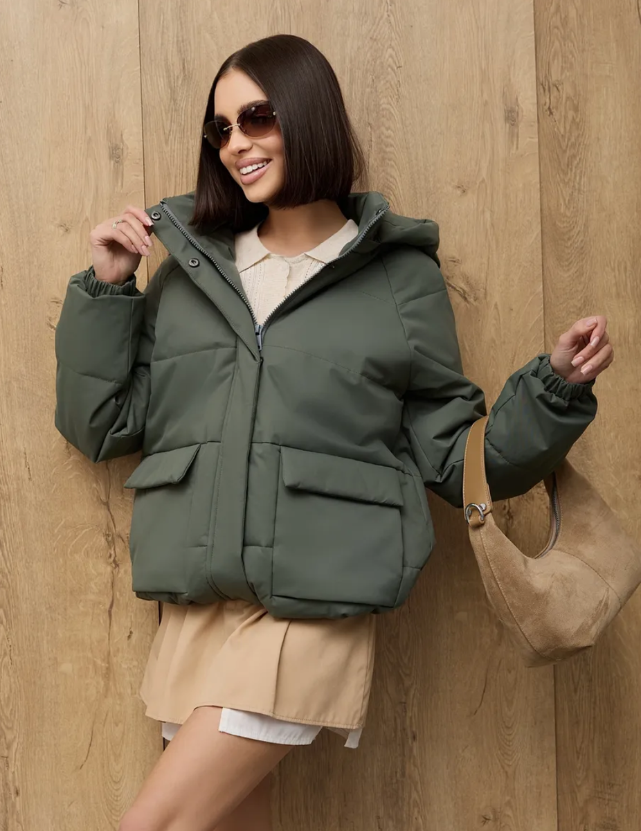 КУРТКА С ОБЪЁМНЫМИ КАРМАН