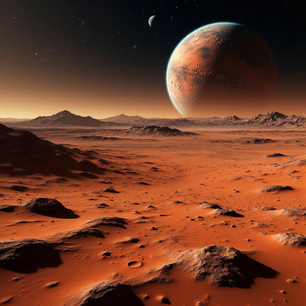 Фото Марс. Источник ИИ