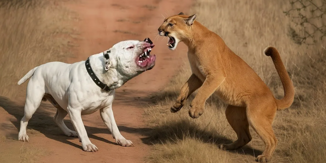 Может ли порода собак для схватки с пумой победить волка или это миф. Аргентинский дог