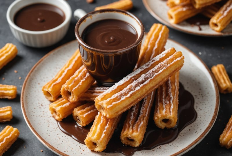 Рецепт: Чуррос и Туррон — традиционные лакомства родом из Испании.