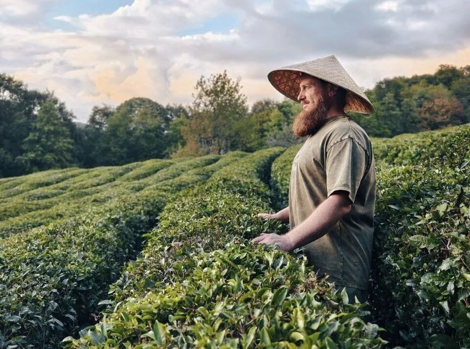 Фермер из Сочи Егор Матчак производит 26 видов чая // Фото предоставлено спикером