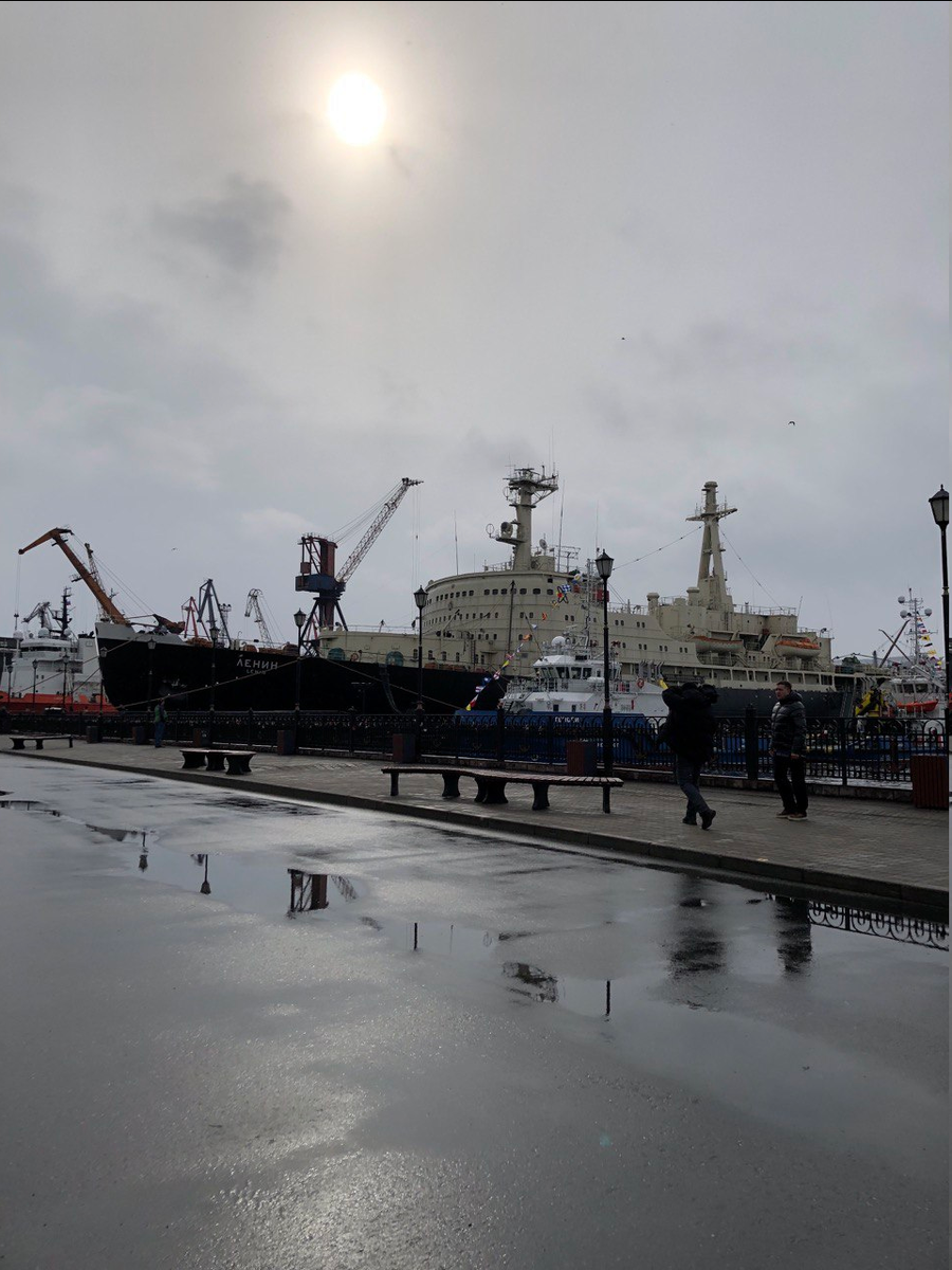 Атомоход «Ленин». Фото автора.