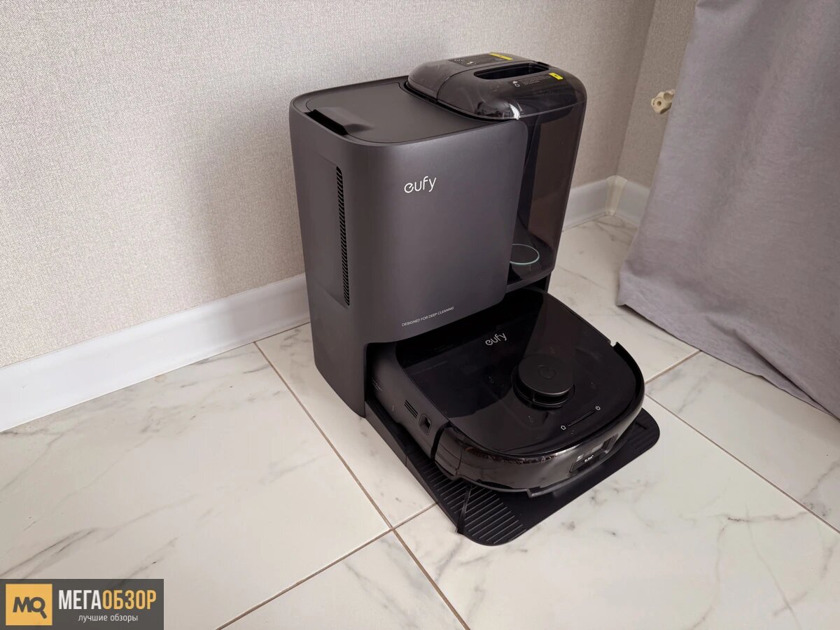    Обзор Anker Eufy Omni E25. Робот-пылесос со шваброй и станцией очистки MegaObzor.com