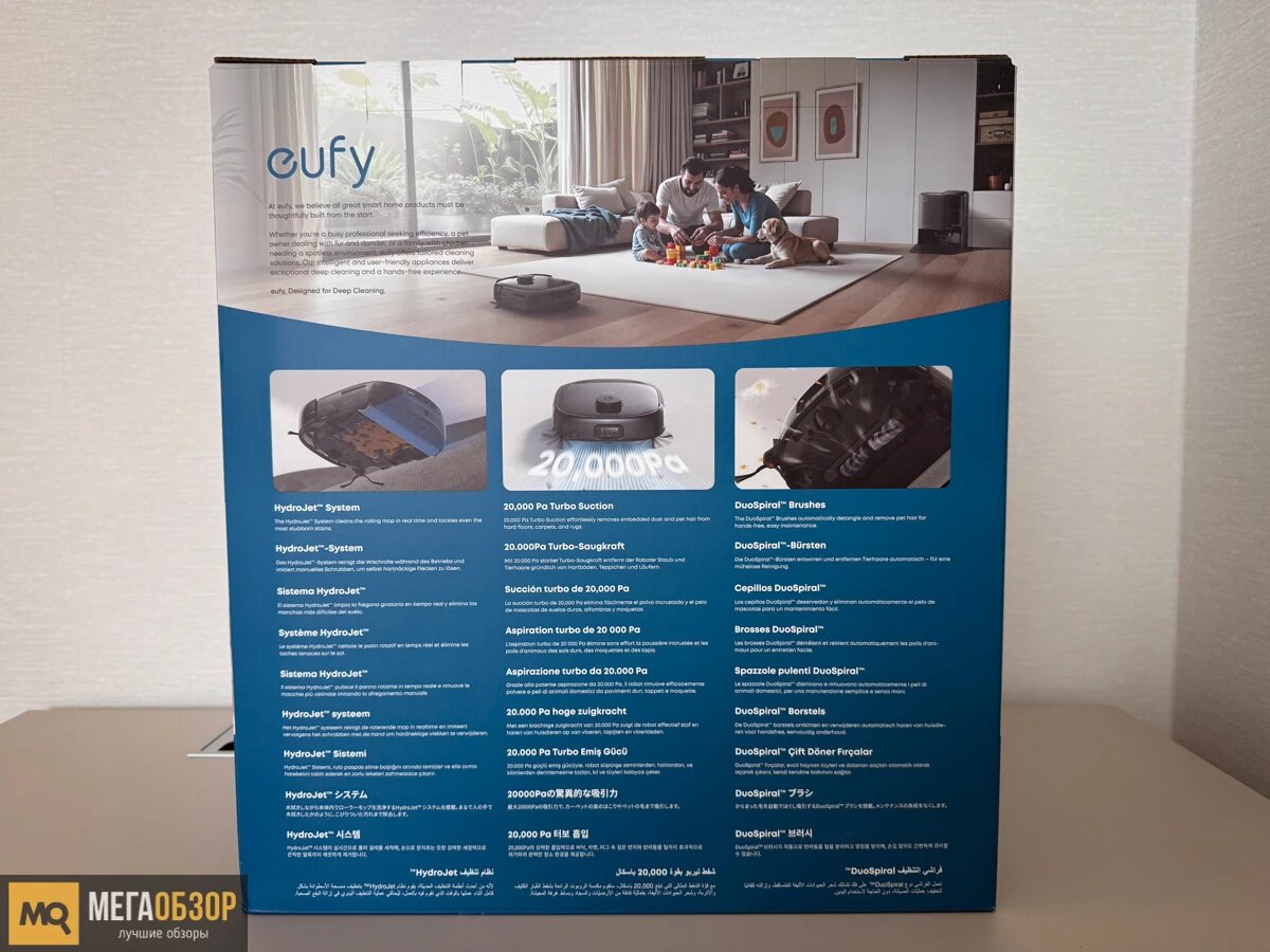    Обзор Anker Eufy Omni E25. Робот-пылесос со шваброй и станцией очистки MegaObzor.com