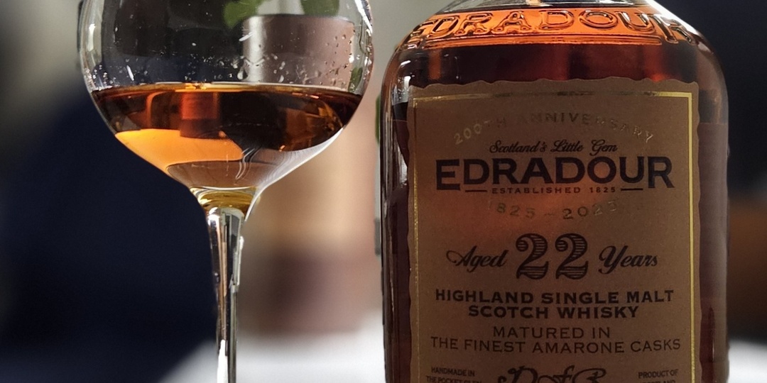 Edradour 22 YO Amarone Casks - очень вкусный винный Highland.