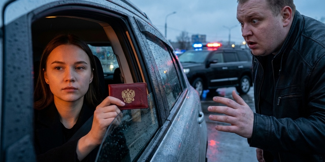 "Ты мне бампер поцарапала, продавай почку, курица", — орал владелец внедорожника. Я показала ему запись с задней камеры и свое удостоверение