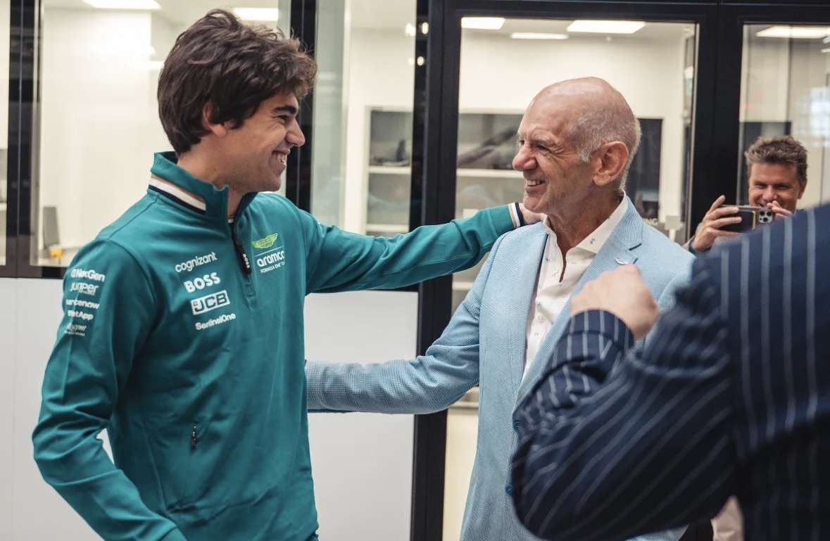 Лоуренс Стролл (справа) и Эдриан Ньюи. Миллиардер собрал "команду мечты", но пока она оборачивается кошмаром. Фото:msn.com.