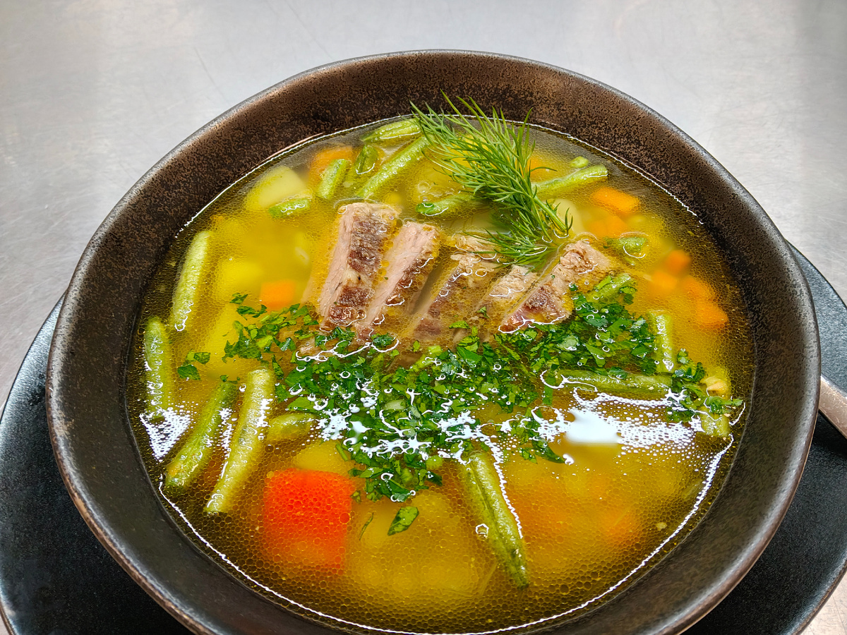 Как вам такая подача овощного супа?