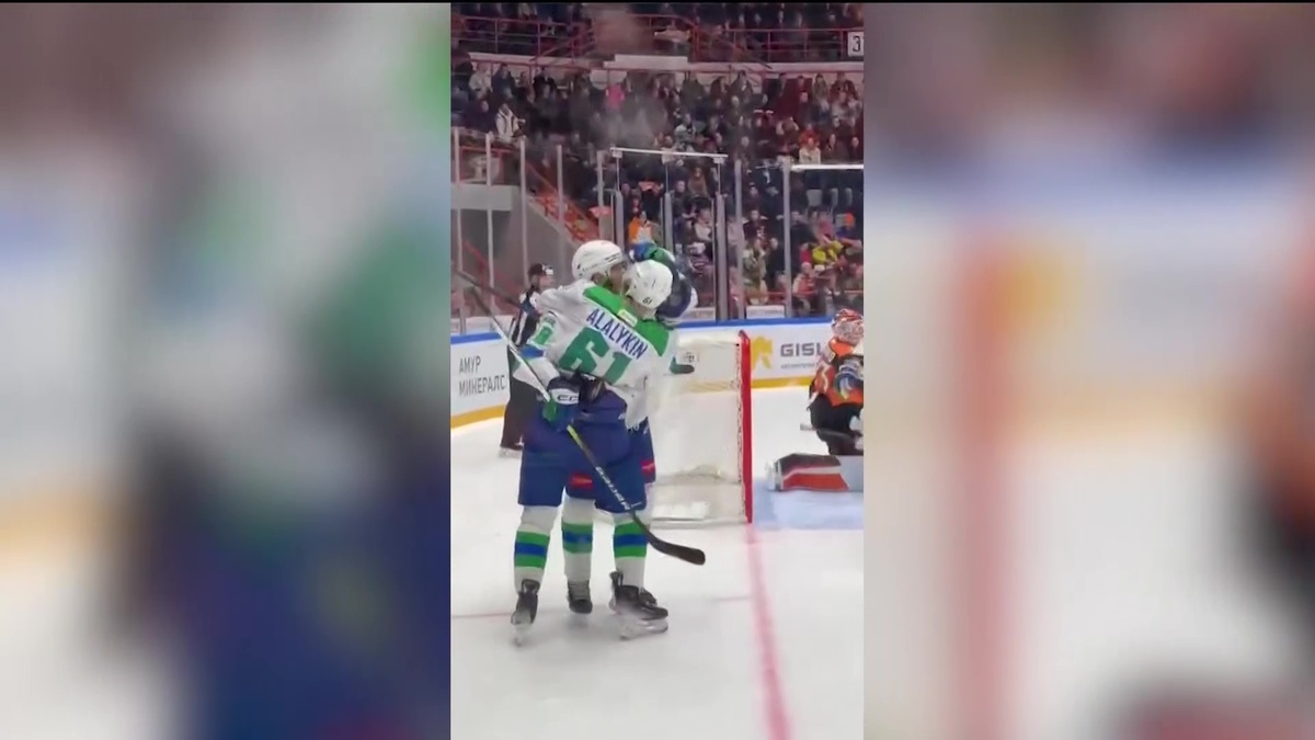    Уфимский «Салават Юлаев» одержал победу над «Амуром» в Хабаровске