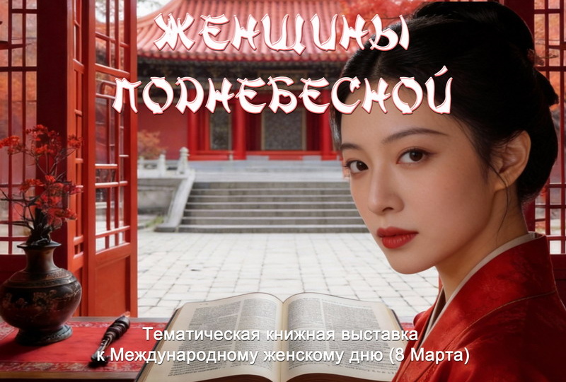 Книжная выставка «Женщины Поднебесной» открылась в Национальной библиотеке 5 марта