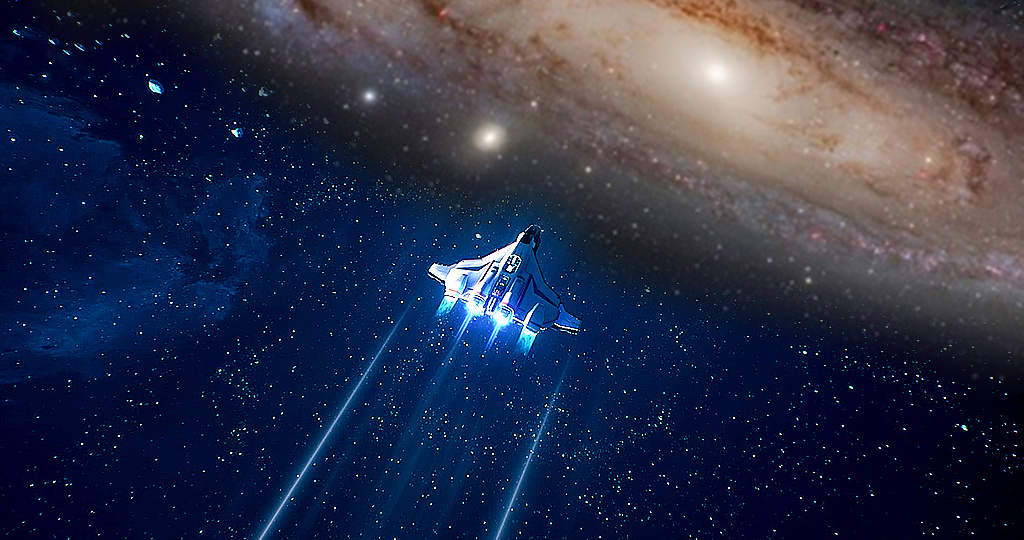 Сколько потребуется времени, чтобы добраться до галактики Андромеда?