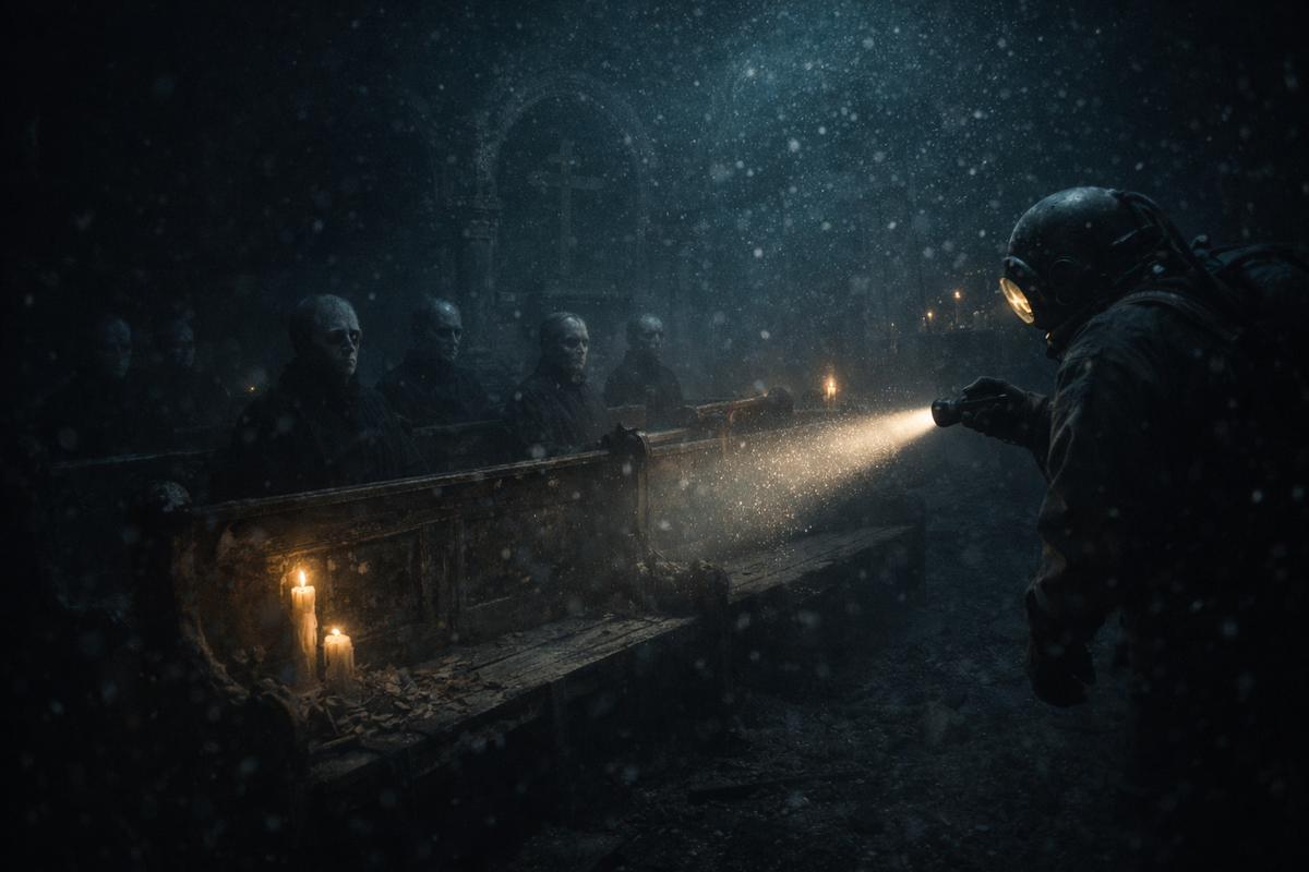 водолаз обнаружил невозможное