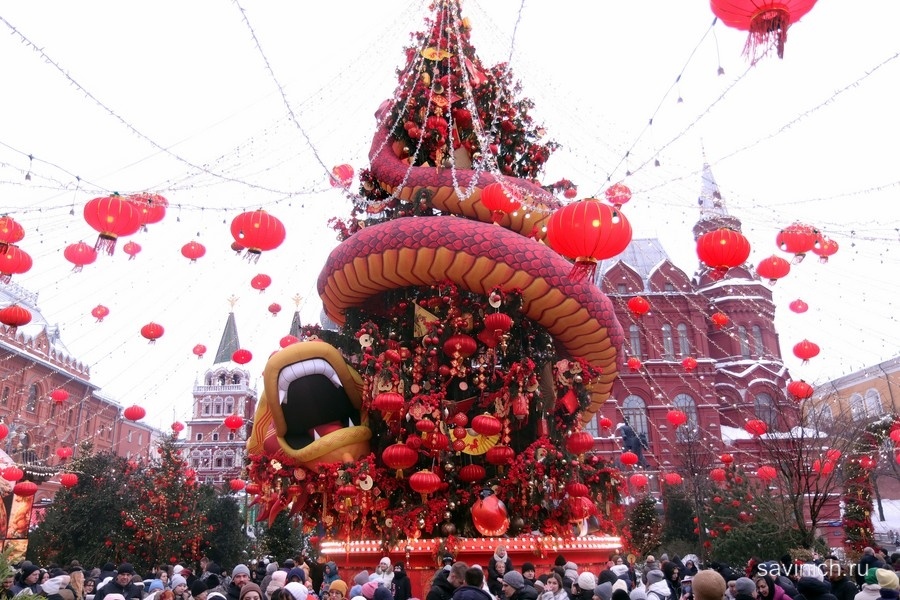 Манежная площадь. Фестиваль Китайский новый год. 28 февраля 2026 года. Фото Галины Савинич
