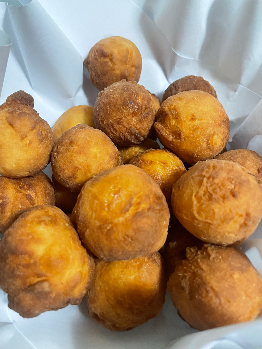 Творожные пончики