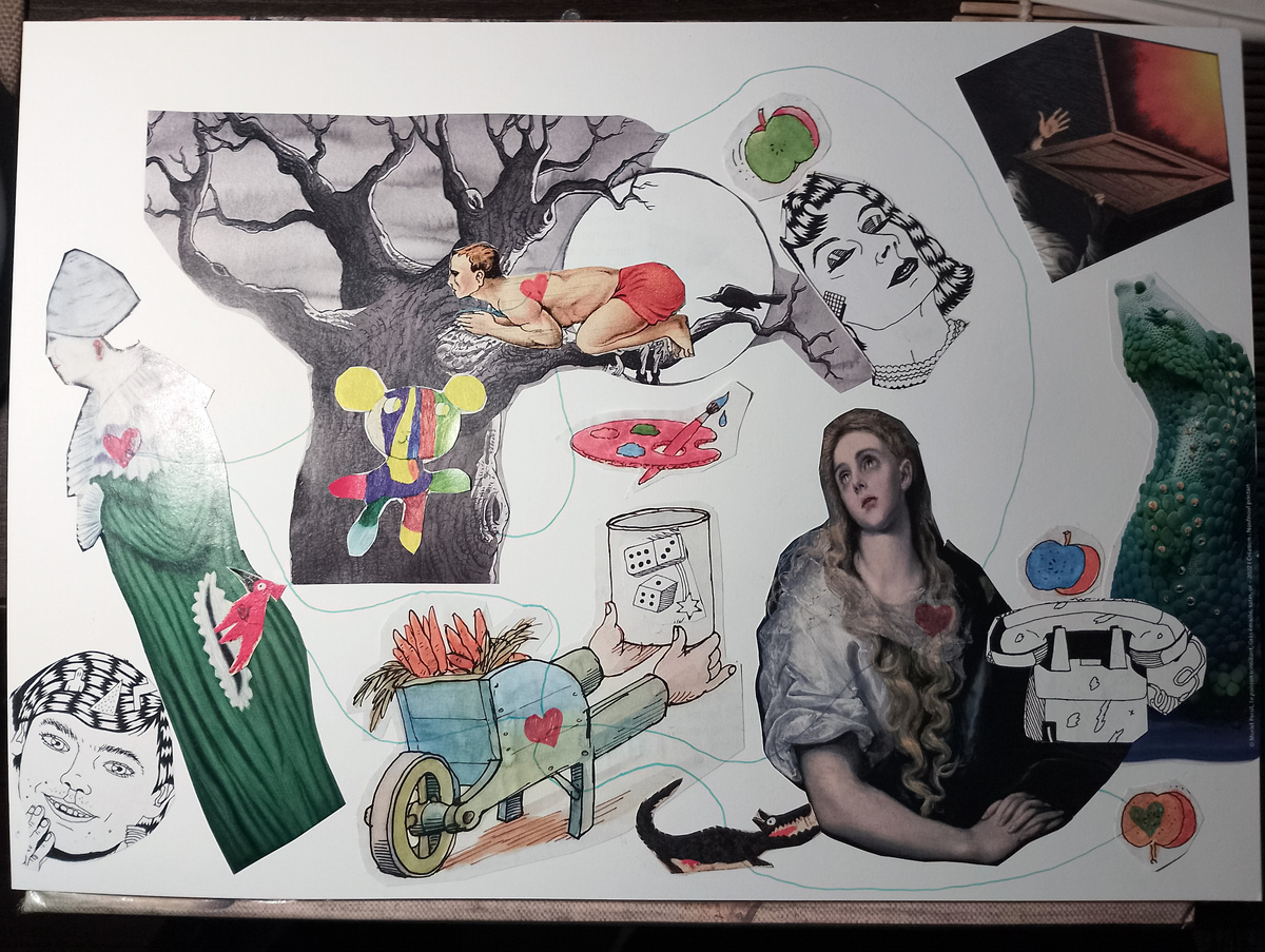 Коллаж №1 "Сердца восьми"