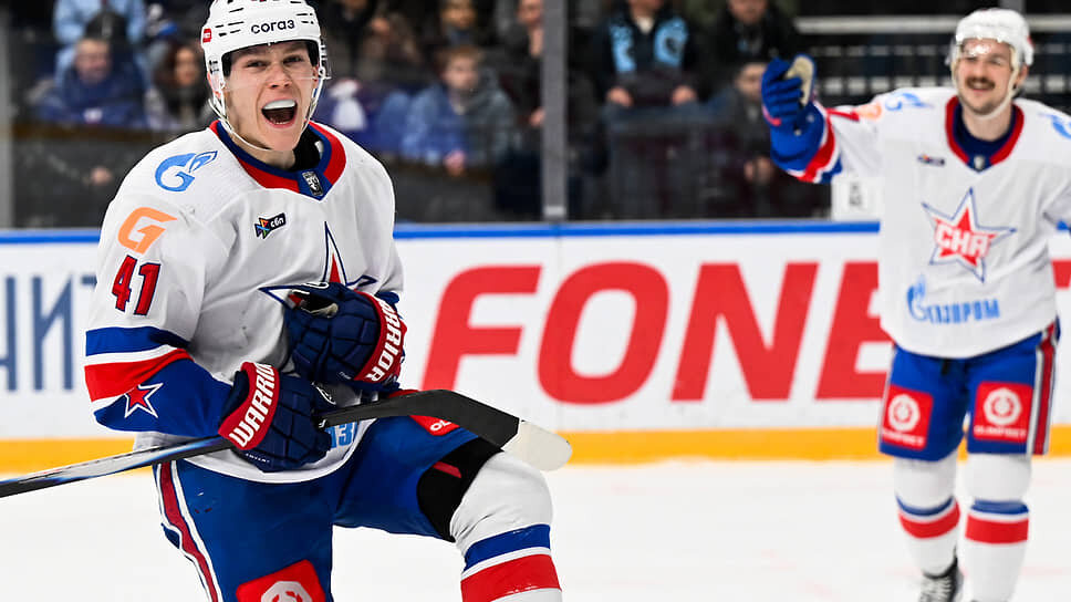 Игроки СКА после победы над минским «Динамо» на выезде.📷Фото: Пресс-служба ХК СКА