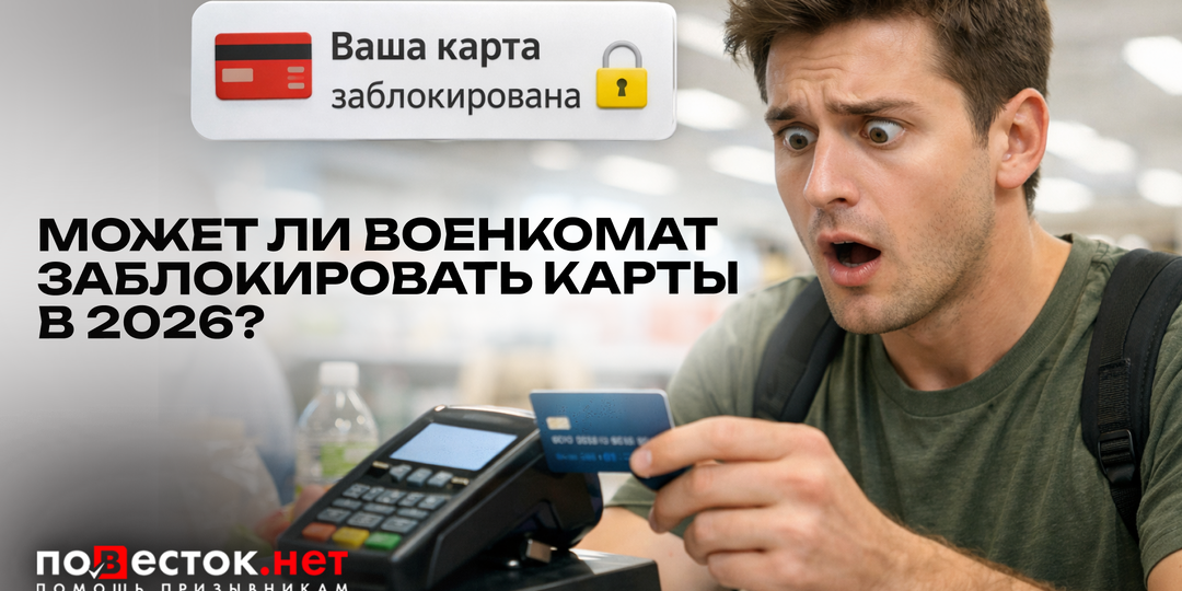 Имеет ли военкомат право блокировать банковские карты в 2026